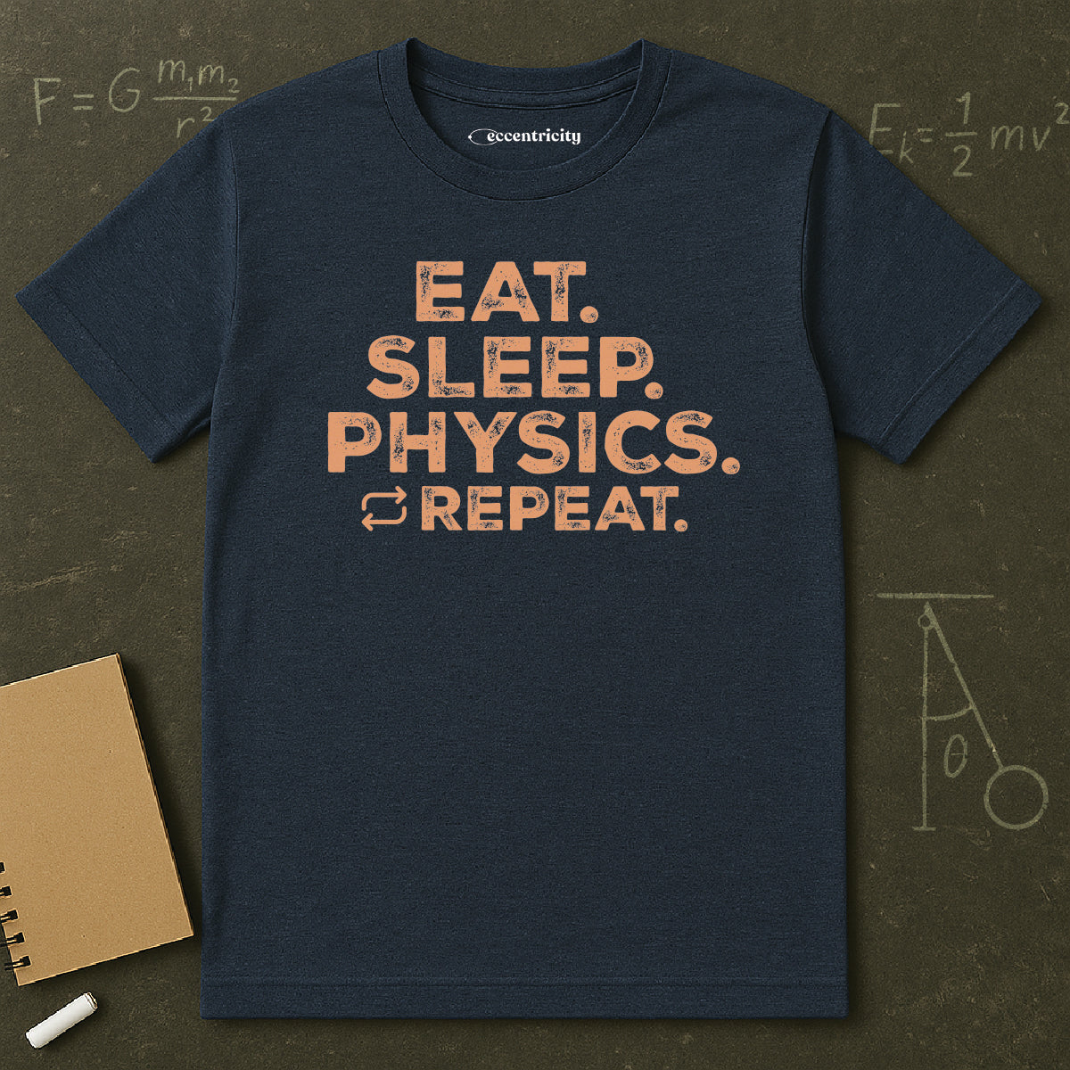 "Eat Sleep Physics" Premium Physics Shirt