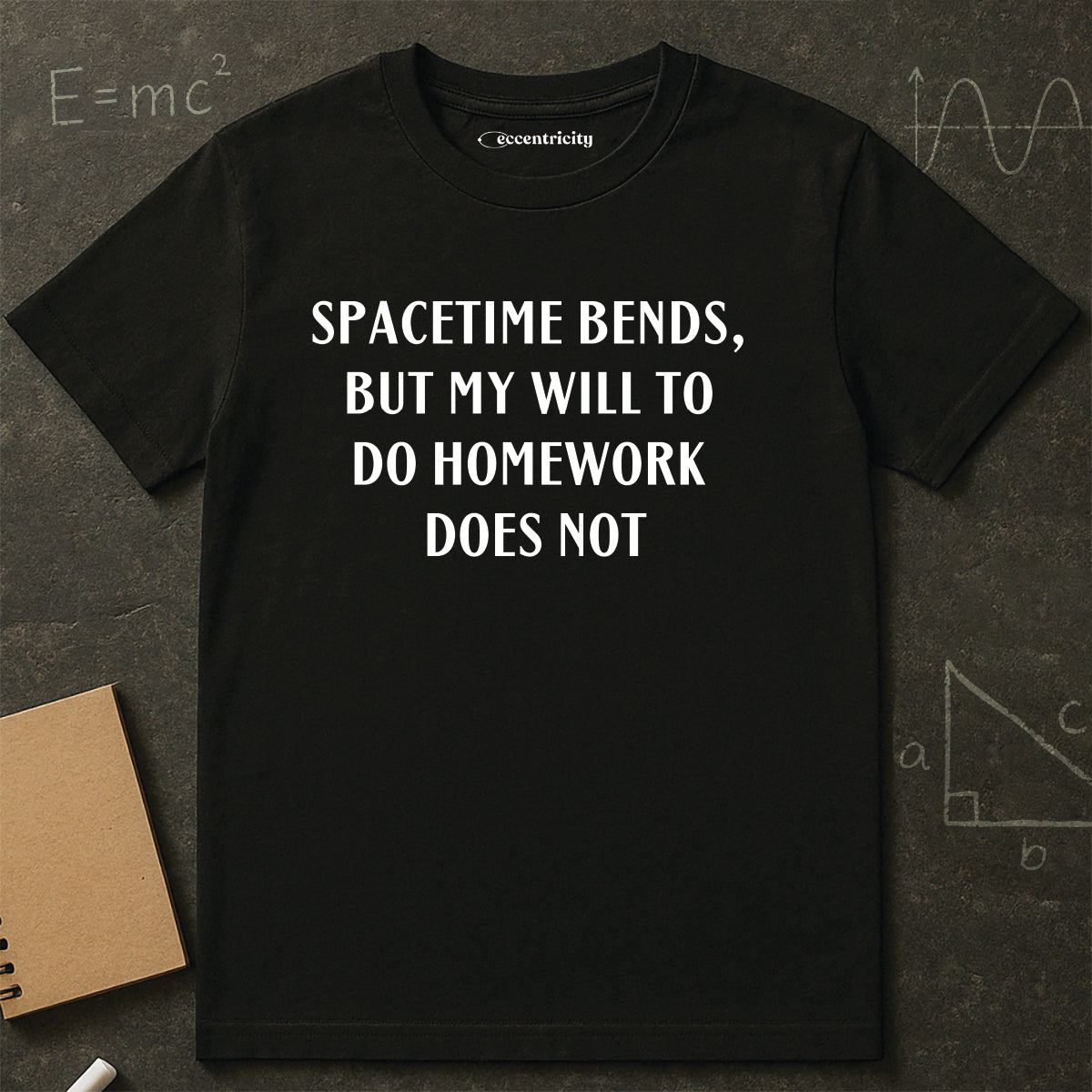 "SpaceTime Bends" Premium Physics Shirt