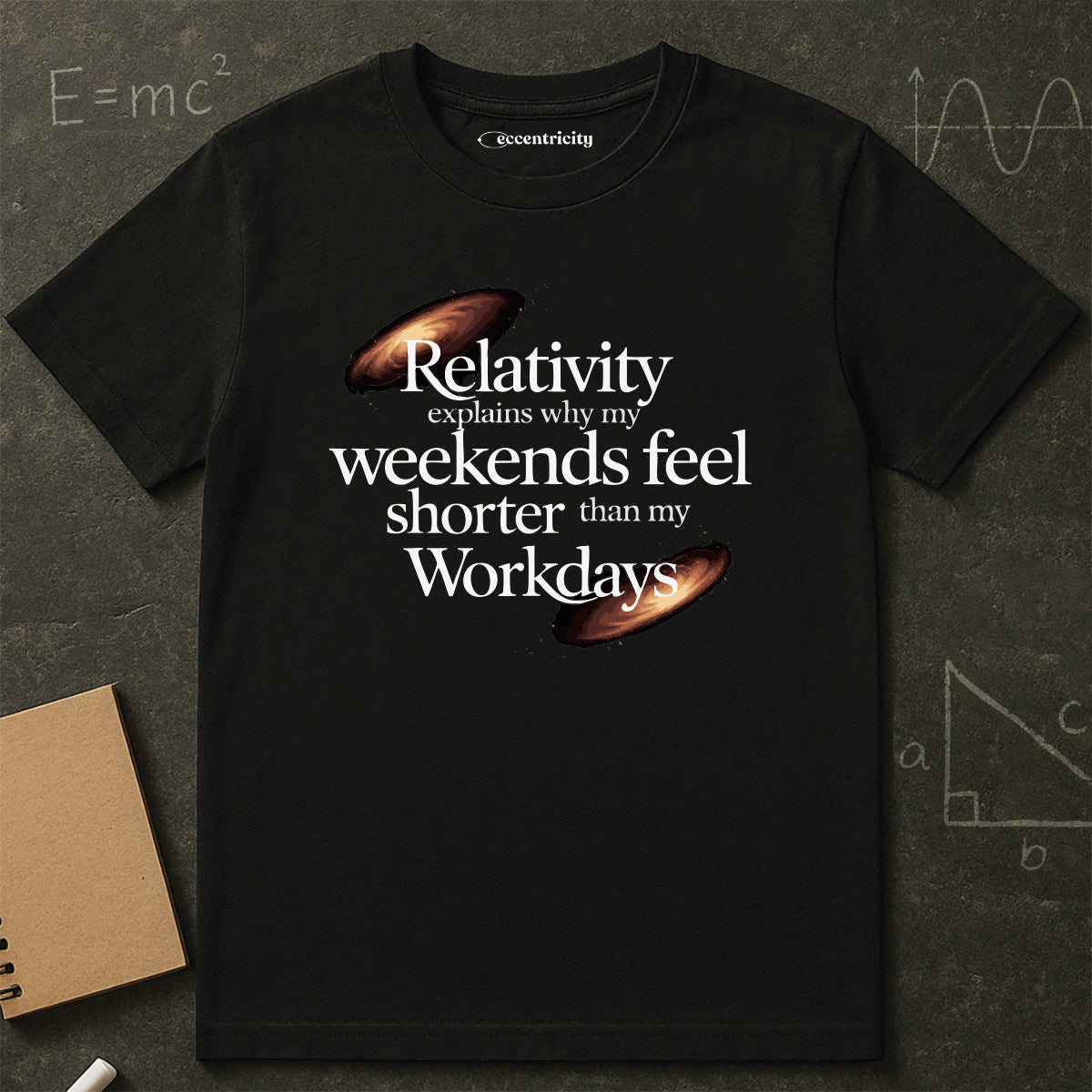 "Relativity Weekend Graphic" Premium Physics Shirt