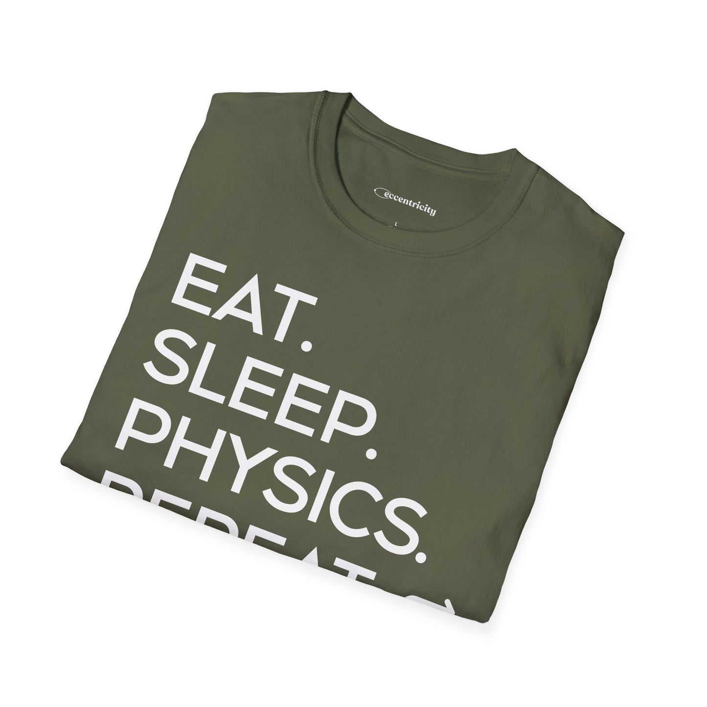 "Eat Sleep Physics Repeat" A Physics Themed Tee 🧪⚡