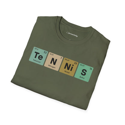 "Periodic Tennis Vintage" - Premium Physics Shirt