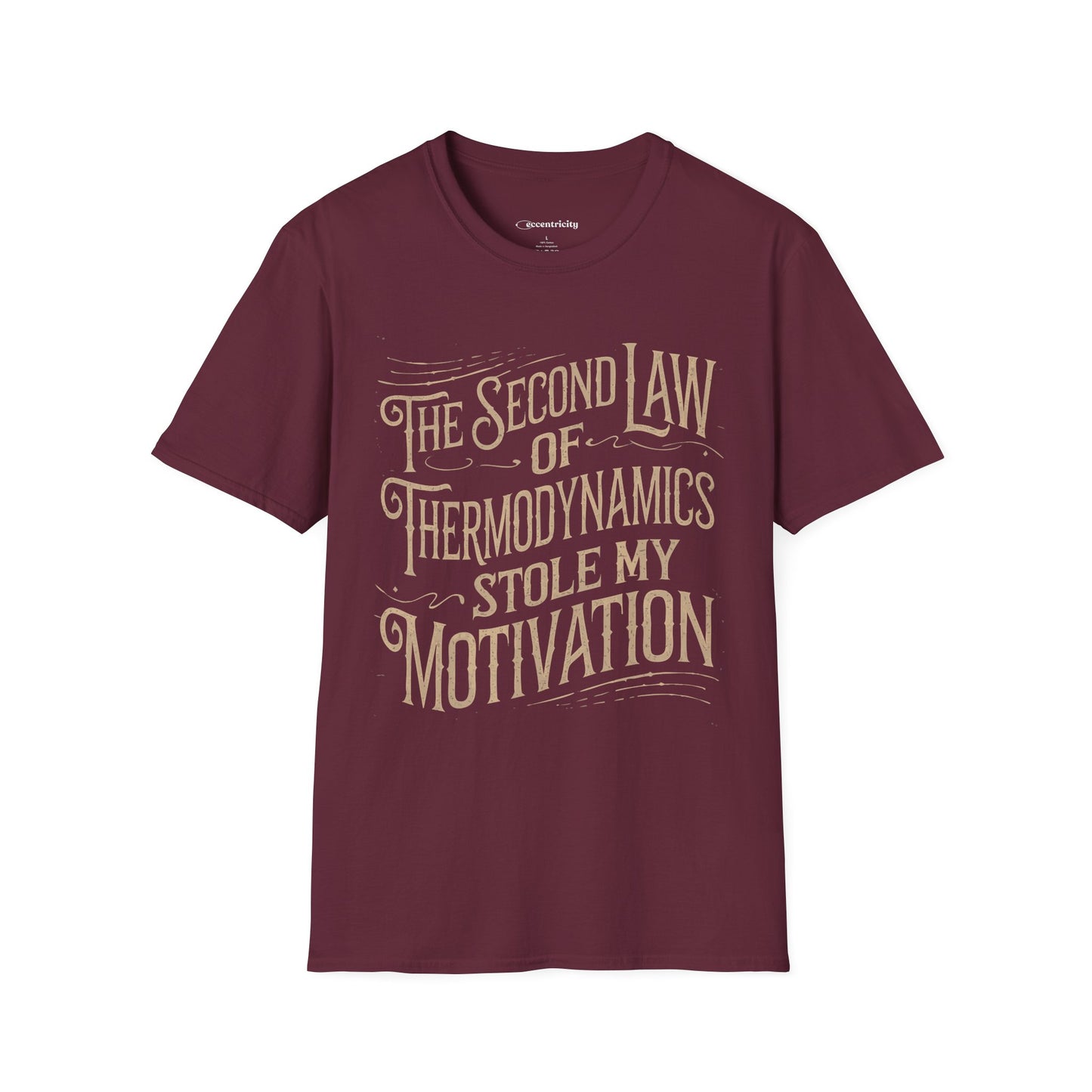 "The second law of Thermodynamics stole my Motivation" Premium Physics Shirt