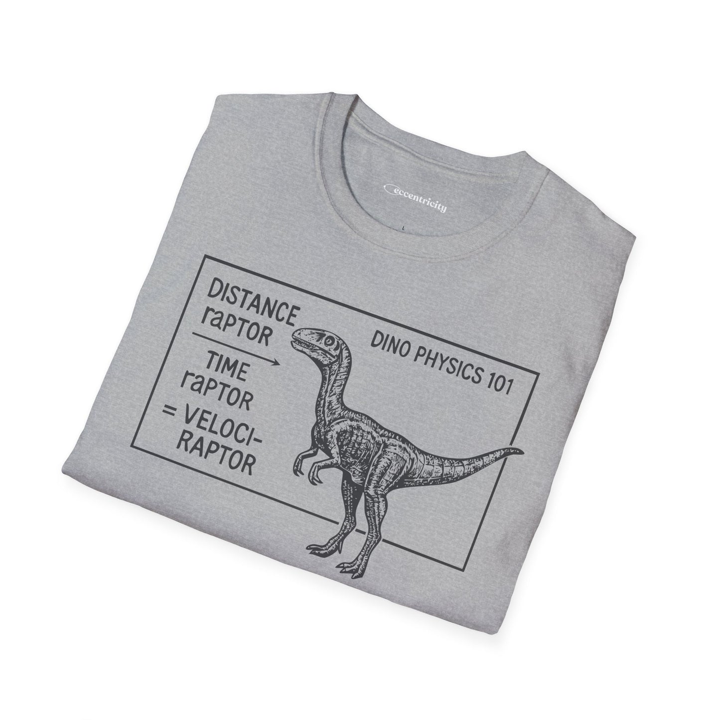 "Velociraptor" - Physics T-shirt; The Ultimate Tee for Physicists🧪⚡