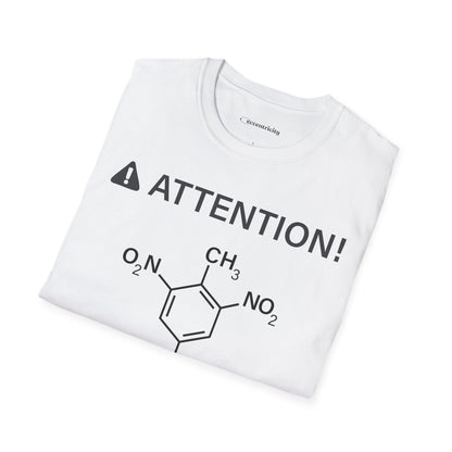 "Attention-TNT-May explode" - Premium Science Shirt🧪⚡