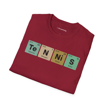 "Periodic Tennis Vintage" - Premium Physics Shirt