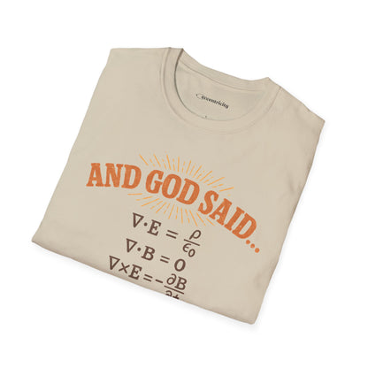 And God Said... - Premium Physics Tee