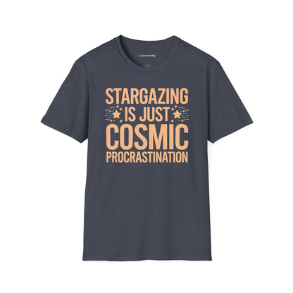 "Stargazing is Just Cosmic Procrastination" - Premium Physics Shirt
