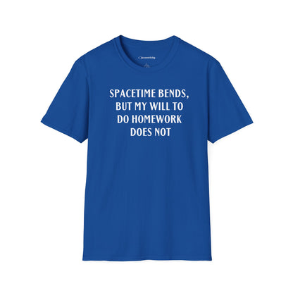 "SpaceTime Bends" Premium Physics Shirt