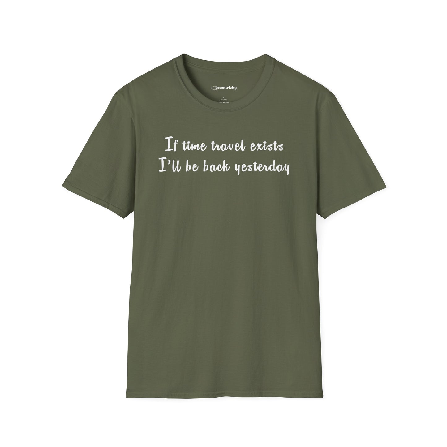 "If time travel exists 002" Premium Physics Shirt