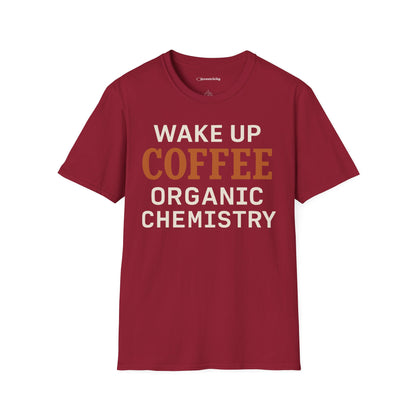 "Wake up. Coffee. Organic Chemistry" - An Ultimate Tee for Chemistry Lovers🧪⚡