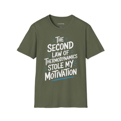 "The second law 002" Premium Physics Shirt