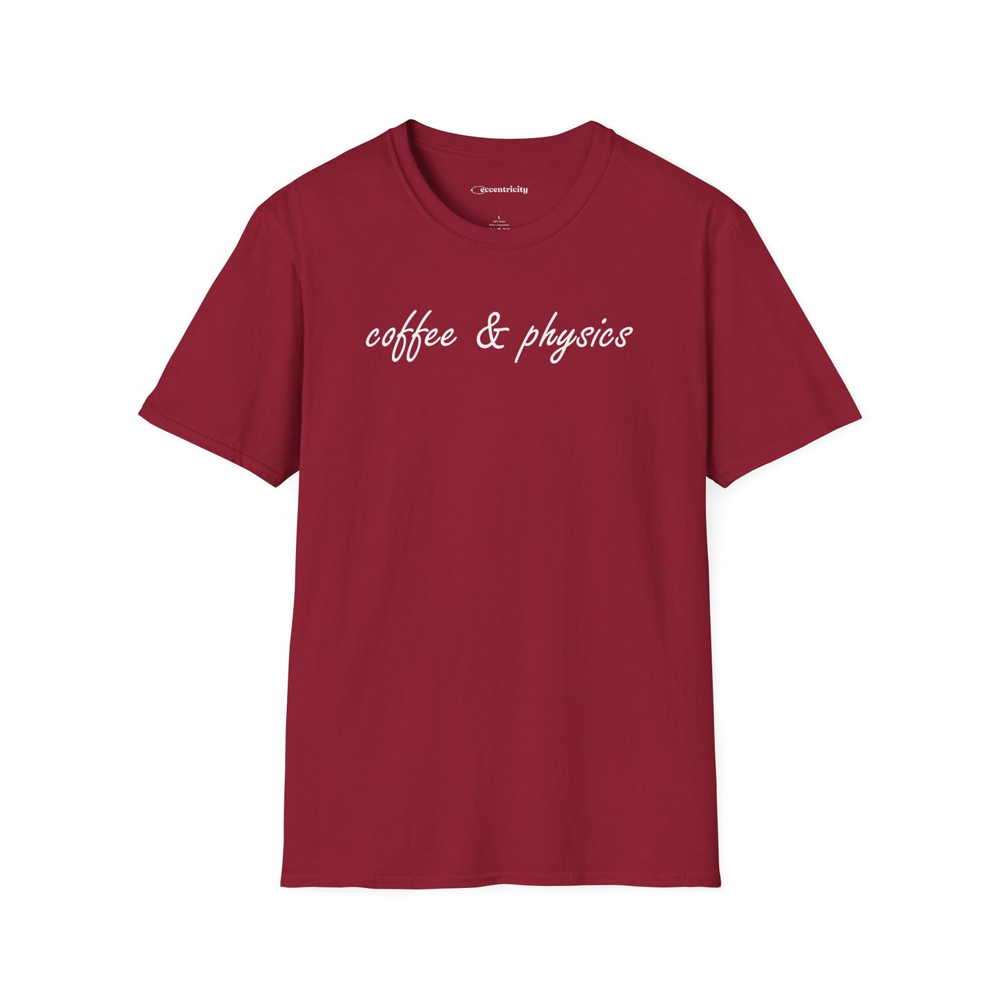 "Coffee & Physics" Unisex Softstyle Tee
