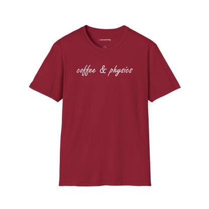 "Coffee & Physics" Unisex Softstyle Tee
