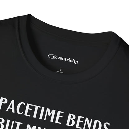 "SpaceTime Bends" Premium Physics Shirt