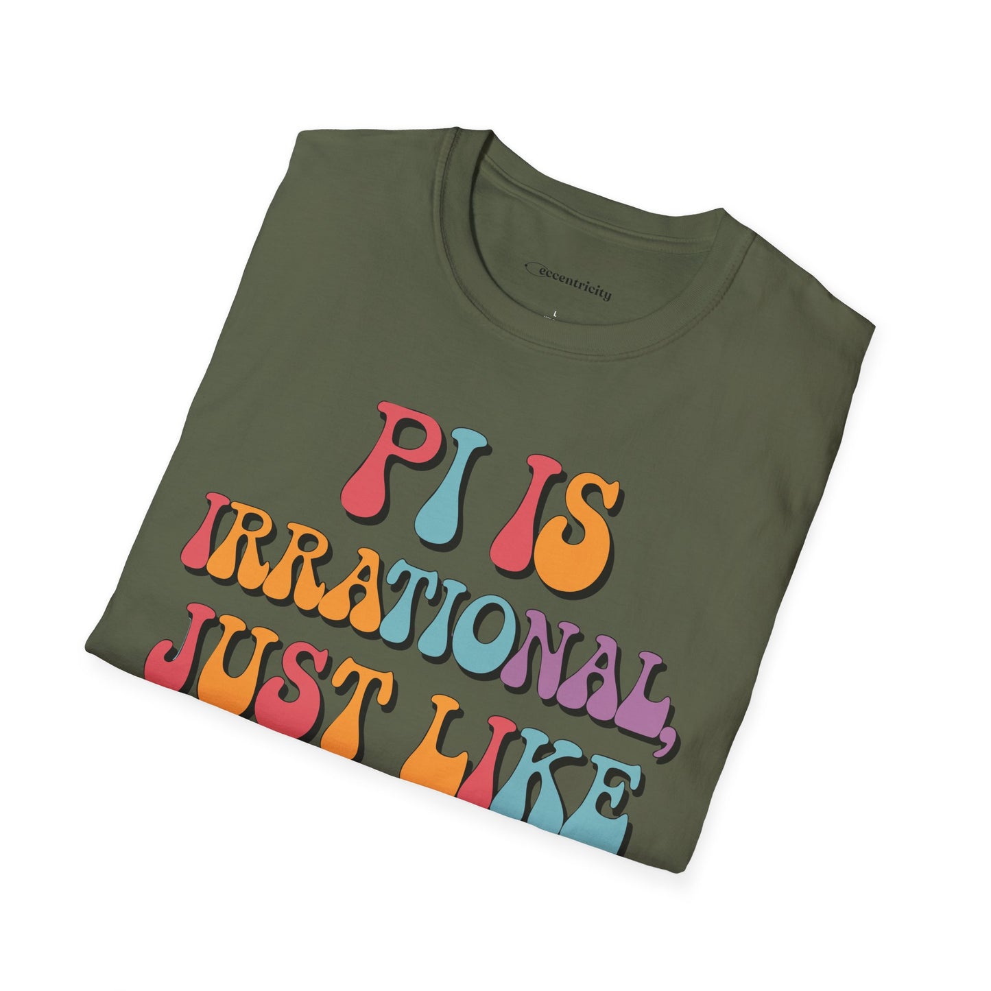 "Pi is Irrational 70s" Premium Physics Shirt