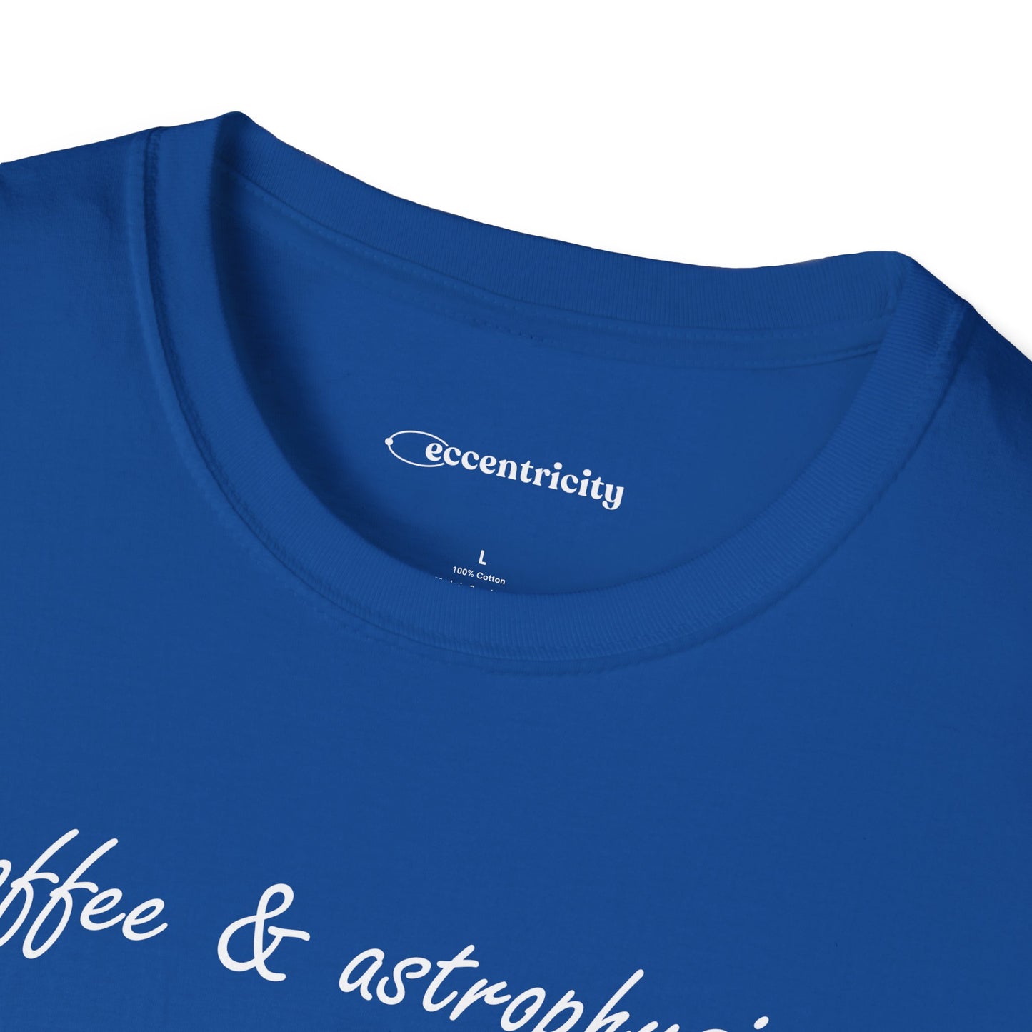"Coffee & Astrophysics" Premium Physics Shirt