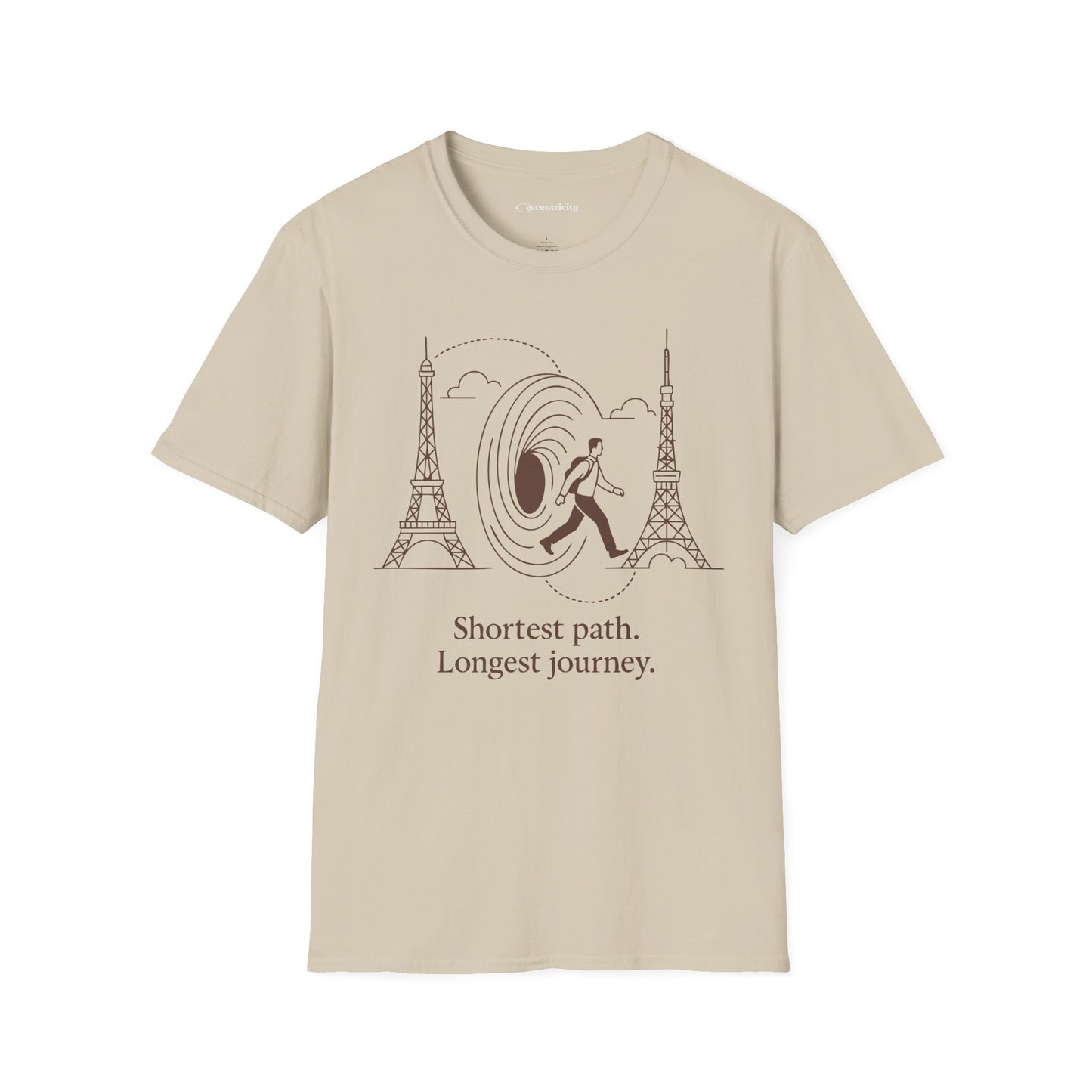 "Blackhole- Shortest Path" - Premium Physics Shirt