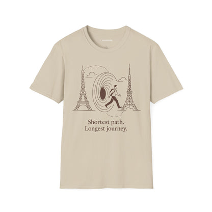 "Blackhole- Shortest Path" - Premium Physics Shirt