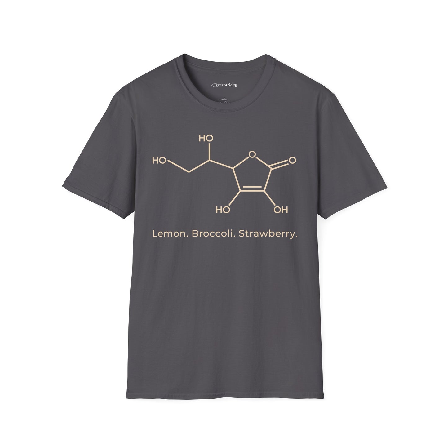 "Ascorbic Acid. Lemon. Broccoli. Strawberry" - An Ultimate Tee for Chemistry Lovers🧪⚡