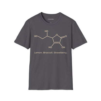 "Ascorbic Acid. Lemon. Broccoli. Strawberry" - An Ultimate Tee for Chemistry Lovers🧪⚡