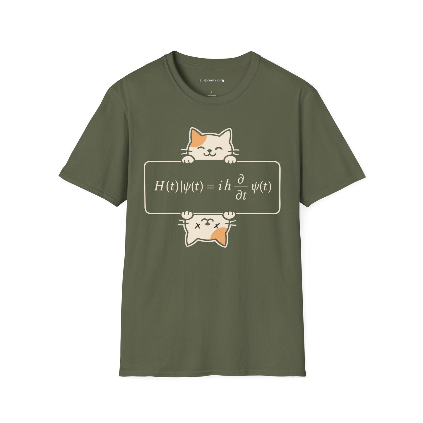 "Schrodinger's Cat and Equation" - Premium Physics Shirt