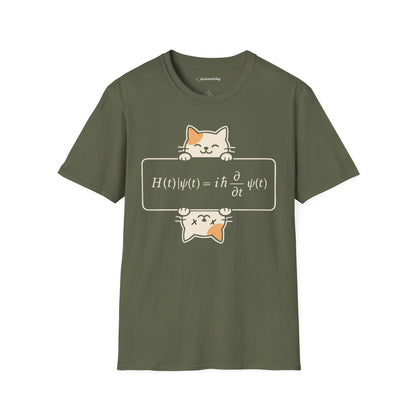 "Schrodinger's Cat and Equation" - Premium Physics Shirt