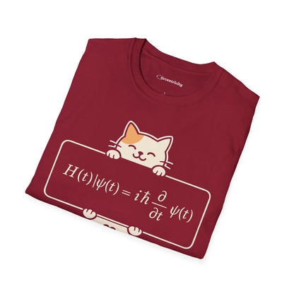 "Schrodinger's Cat and Equation" - Premium Physics Shirt