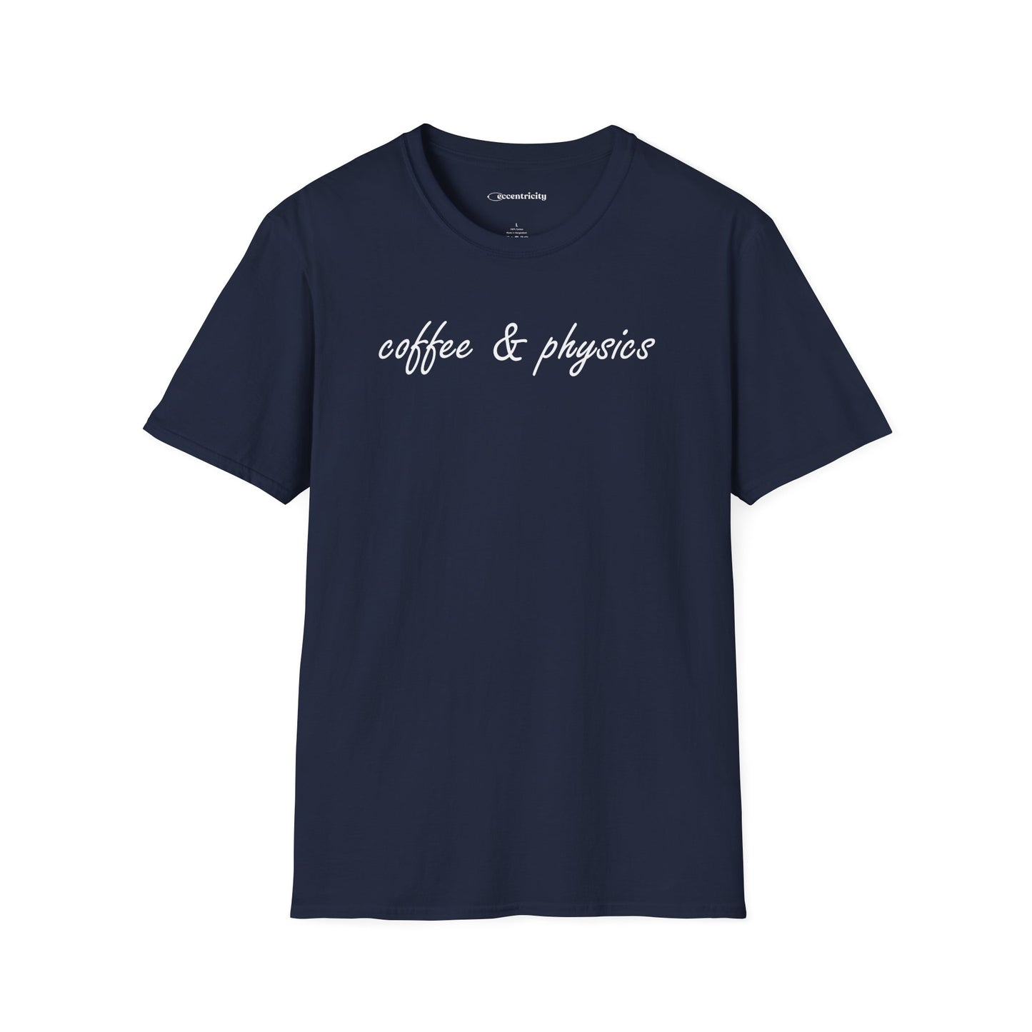 "Coffee & Physics" Unisex Softstyle Tee