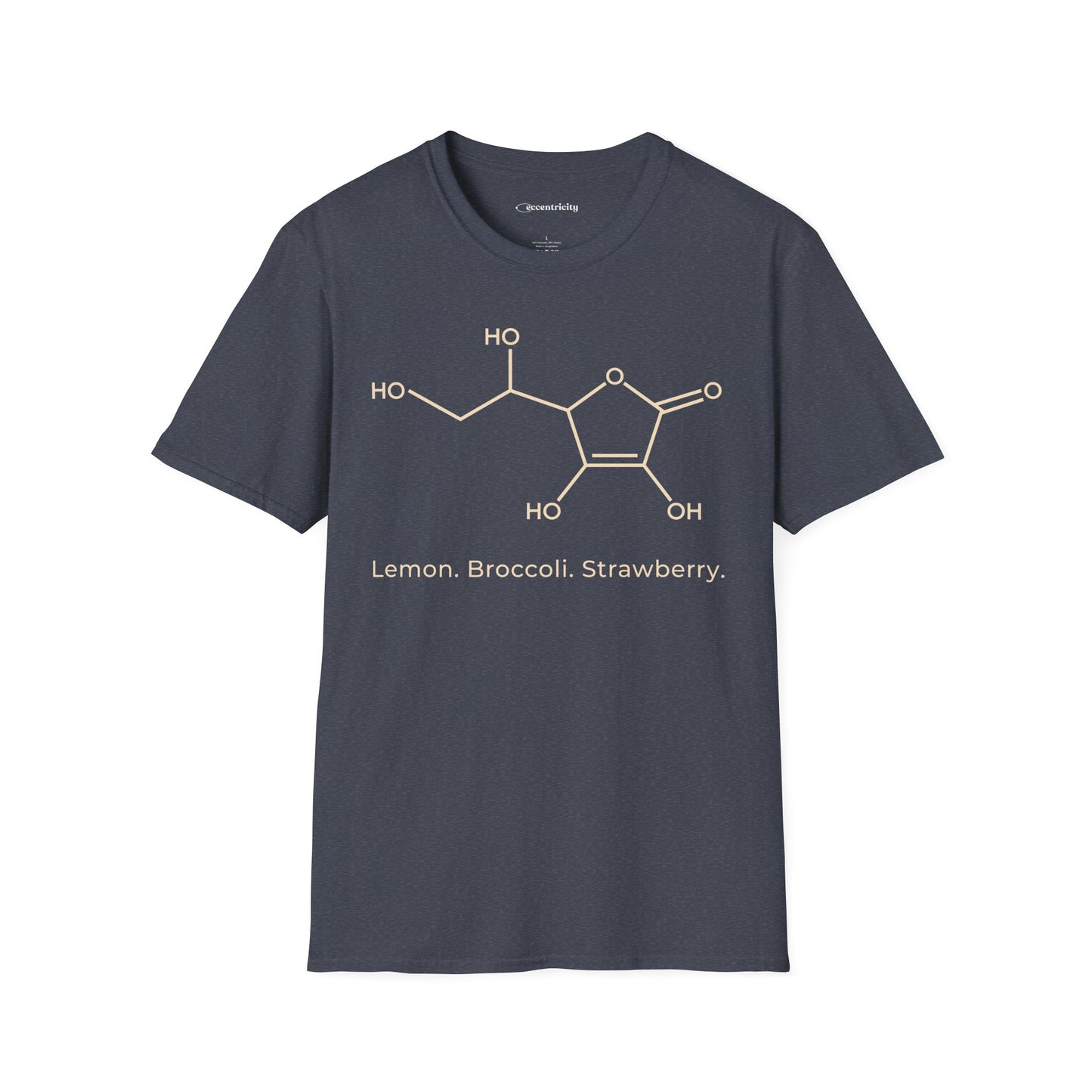 "Ascorbic Acid. Lemon. Broccoli. Strawberry" - An Ultimate Tee for Chemistry Lovers🧪⚡
