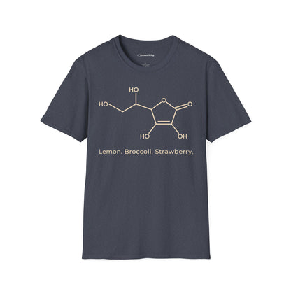 "Ascorbic Acid. Lemon. Broccoli. Strawberry" - An Ultimate Tee for Chemistry Lovers🧪⚡