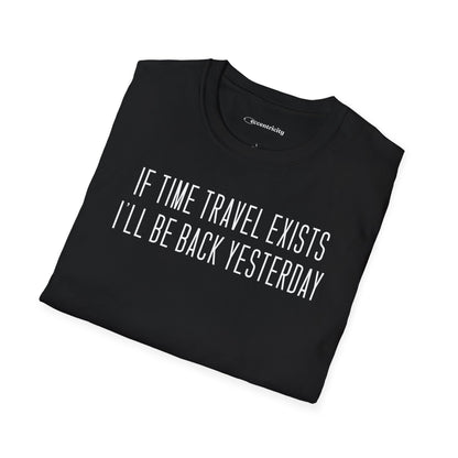 "If Time Travel Exists 0.2" Premium Physics Shirt