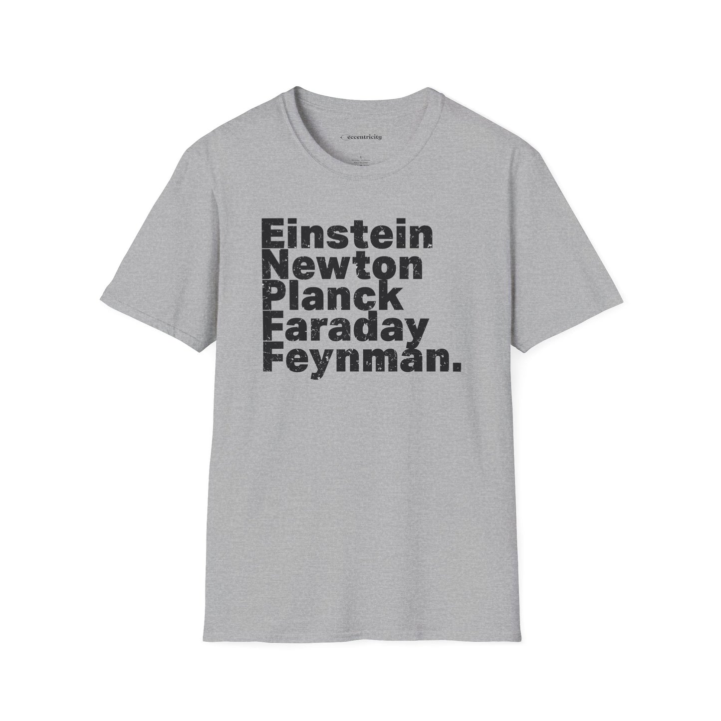 "Einstein Newton Planck Fraday Feynman"Premium Physics Shirt