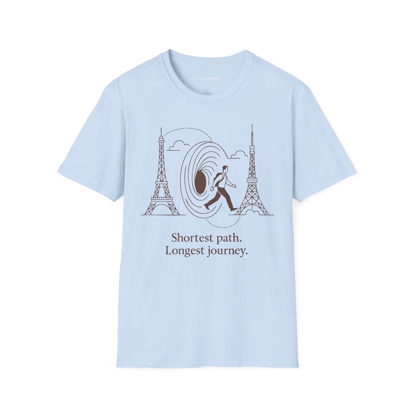 "Blackhole- Shortest Path" - Premium Physics Shirt