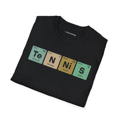 "Periodic Tennis Vintage" - Premium Physics Shirt