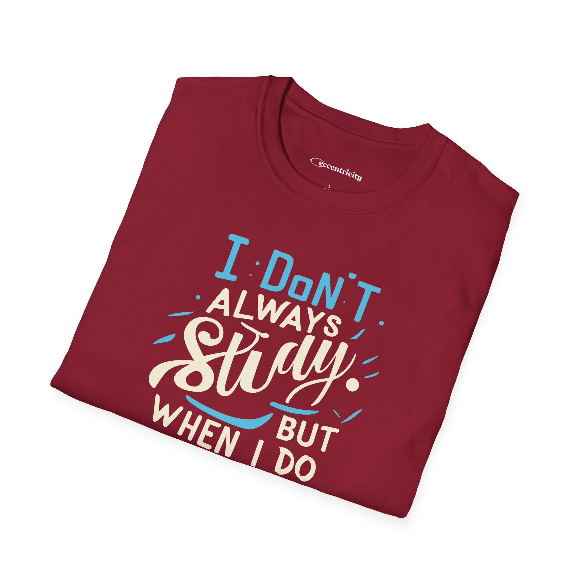 I DON'T ALWAYS STUDY, BUT WHEN I DO, IT'S PHYSICS T-SHIRT