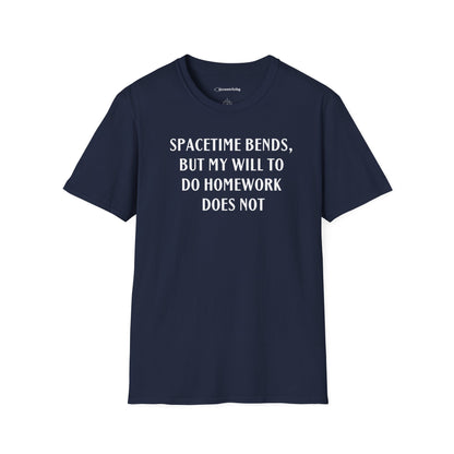 "SpaceTime Bends" Premium Physics Shirt