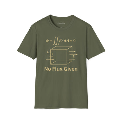 "No Flux Given" The Ultimate Tee for Physics Lovers 🧪⚡