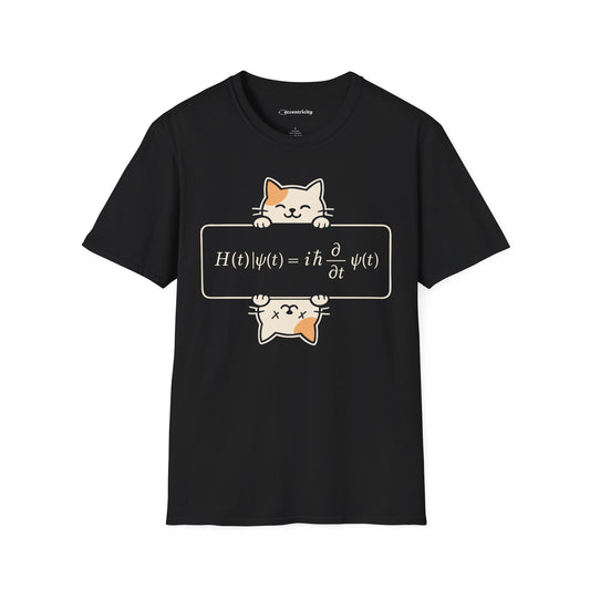 "Schrodinger's Cat and Equation" - Premium Physics Shirt
