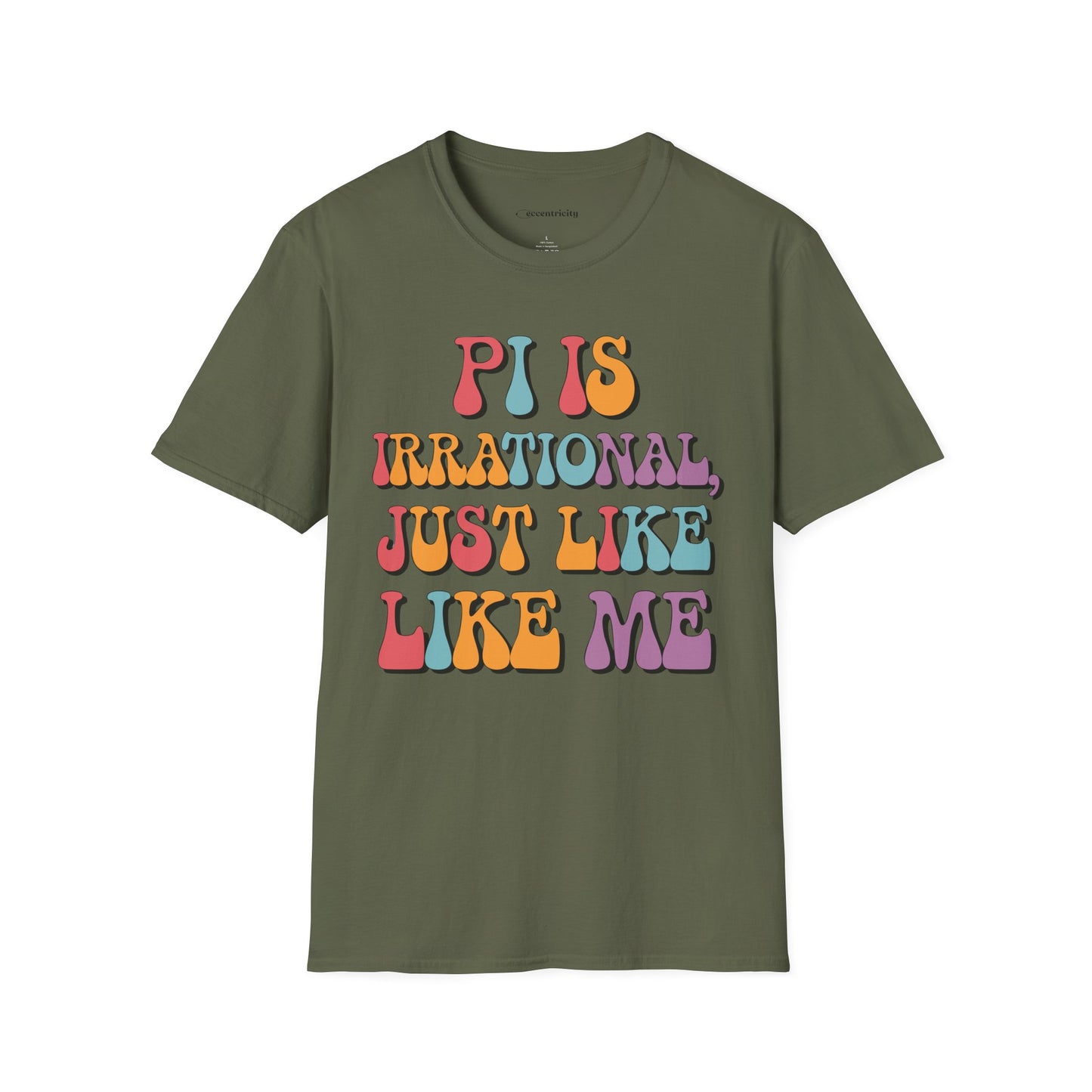 "Pi is Irrational 70s" Premium Physics Shirt