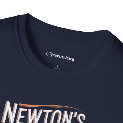 "Newton's 1st LawCoffee Cat" Premium Physics Shirt