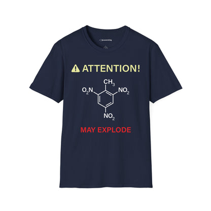 "Attention-TNT-May explode" - Premium Science Shirt🧪⚡