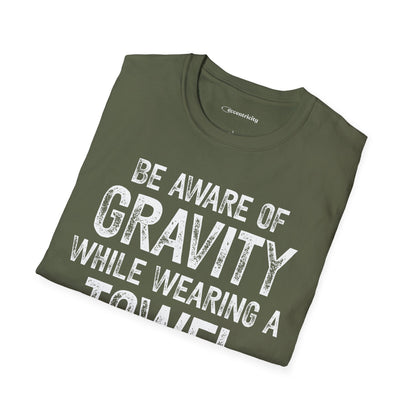 "Be Aware of Gravity" - Premium Science Shirt 🧪⚡