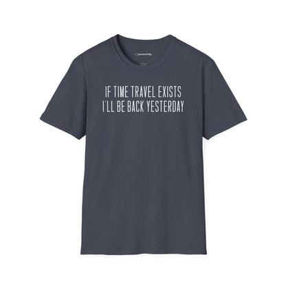 "If Time Travel Exists 0.2" Premium Physics Shirt