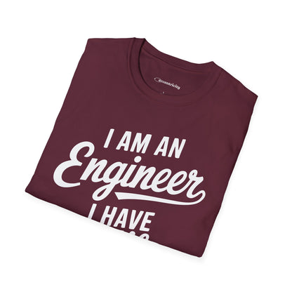 "I am an Engineer 002" Premium Physics Shirt