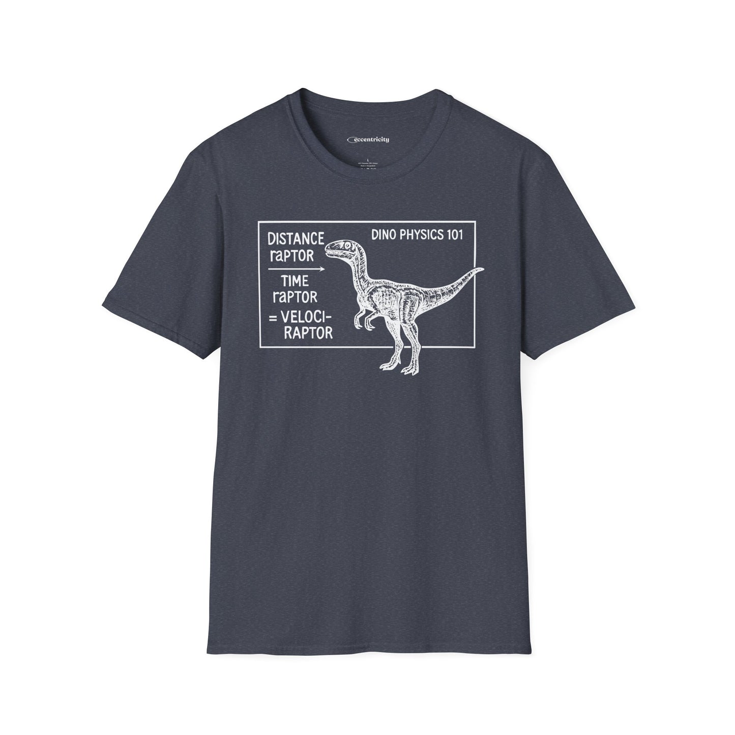 "Velociraptor" - Physics T-shirt; The Ultimate Tee for Physicists🧪⚡