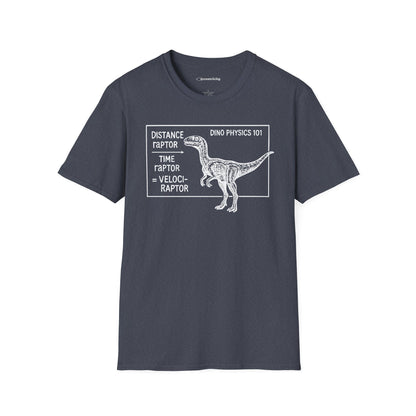"Velociraptor" - Physics T-shirt; The Ultimate Tee for Physicists🧪⚡