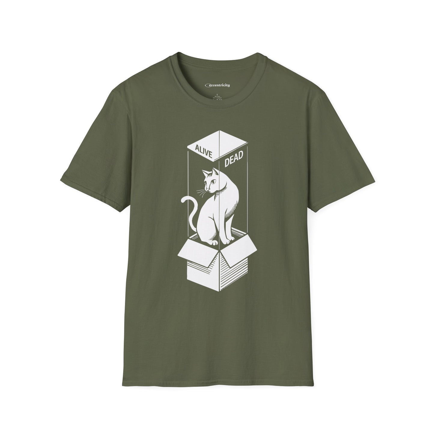 "Schrodinger's Cat 002" Premium Physics Shirt