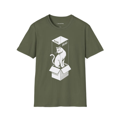 "Schrodinger's Cat 002" Premium Physics Shirt