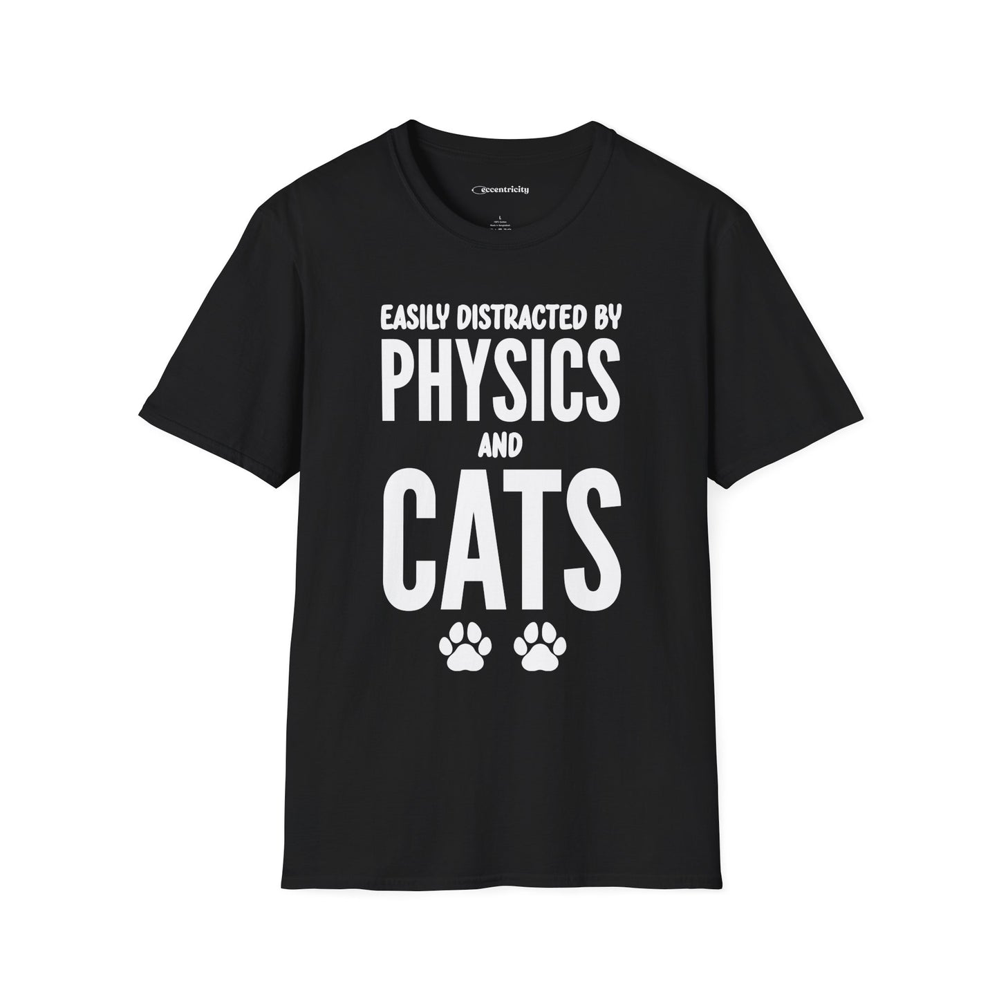 Easily Distracted by Physics and Cats - Premium Physics Shirt
