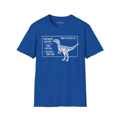 "Velociraptor" - Physics T-shirt; The Ultimate Tee for Physicists🧪⚡